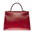SAC À MAIN KELLY  EN CUIR BORDEAUX - 112365516
