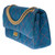 SAC BANDOULIÈRE TIMELESS  EN DENIM  BLEU - 121277543