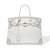 Sac HERMES Birkin 35 en Cuir Blanc - 102371