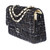 SAC BANDOULIÈRE TIMELESS  EN TWEED NOIR - 121251517