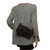 SAC BANDOULIÈRE TIMELESS  EN TWEED NOIR - 121251517