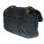 SAC BANDOULIÈRE TIMELESS  EN CUIR NOIR- 121301500
