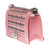 SAC BANDOULIÈRE BOY EN CUIR  ROSE -122259557