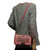 SAC BANDOULIÈRE BOY EN CUIR  ROSE -122259557
