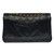 SAC BANDOULIÈRE TIMELESS  EN CUIR NOIR -121251574