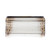 SAC À MAIN TWIST EN CUIR CROCODILE BLANC  - 121254677