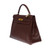 SAC À MAIN KELLY  EN CUIR MARRON - 1123212726