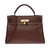 SAC À MAIN KELLY  EN CUIR MARRON - 1123212726