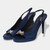 Chaussure CHANEL en Tweed Bleu Marine - 102748