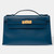 Sac HERMES Kelly Mini en Cuir Bleu - 102783