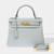 Sac HERMES Kelly 28 en Cuir Bleu - 102847