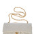 SAC BANDOULIÈRE TIMELESS  DOUBLE FLAP 23 CM EN CUIR MATELASSE BLANC -1212311942