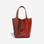 Sac HERMES Picotin en Autruche Rouge - 102880
