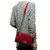 SAC BANDOULIÈRE BOY EN CUIR  ROUGE -122254723