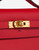 Sac HERMES Kelly Mini en Cuir Rouge - 102986