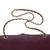 SAC BANDOULIÈRE TIMELESS  EN CUIR BORDEAUX -121275725