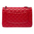 Sac CHANEL Timeless/Classique en Cuir Rouge - 103068