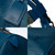 SAC DE VOYAGE KEEPALL EN  CUIR BLEU - 333507766.