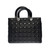 SAC BANDOULIÈRE LADY DIOR EN CUIR NOIR - 141321790