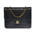 SAC BANDOULIÈRE TIMELESS  EN CUIR NOIR -121221777