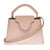SAC À MAIN CAPUCINES EN CUIR ROSE- 130279793