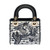 SERIE LIMITEE- SAC À MAIN LADY DIOR MINI BRODE EN CUIR  & TOILE DE JOUY- 141171922