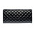 SAC CHANEL CLASSIQUE EN CUIR VERNI MATELASSE NOIR-1262411067