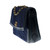 SAC CHANEL CLASSIQUE BI-MATIERE EN JERSEY & CUIR MARINE -1212511030