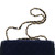 SAC CHANEL CLASSIQUE BI-MATIERE EN JERSEY & CUIR MARINE -1212511030