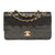 SAC BANDOULIÈRE CHANEL TIMELESS 23CM DOUBLE FLAP EN CUIR MATELASSE NOIR- 1212311037