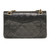 SAC BANDOULIÈRE CHANEL TIMELESS 23CM DOUBLE FLAP EN CUIR MATELASSE NOIR- 1212311037