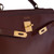 COLLECTOR & RARE HERMES KELLY 35 RETOURNE "24 FG SAINT HONORE" EN CUIR BOX MARRON- 11235121324