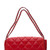 SAC BANDOULIÈRE CHANEL CLASSIQUE A SOUFFLETS EN CUIR MATELASSE ROUGE -1212841151