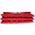 SAC BANDOULIÈRE CHANEL CLASSIQUE A SOUFFLETS EN CUIR MATELASSE ROUGE -1212841151