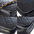SAC BANDOULIÈRE CHANEL CLASSIQUE FULL FLAP  EN CUIR MATELASSE NOIR -1212311269