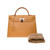 SAC À MAIN KELLY 35 SELLIER EN CUIR VACHE NATURELLE BEIGE-11236151371
