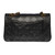 SAC BANDOULIÈRE TIMELESS 23CM DOUBLE FLAP EN CUIR MATELASSE NOIR-1212311271