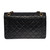 SAC BANDOULIÈRE CHANEL CLASSIQUE DOUBLE FLAP EN CUIR D'AGNEAU MATELASSE NOIR-100388