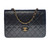 EXCEPTIONNEL SAC BANDOULIÈRE CHANEL CLASSIQUE  FLAP BAG EN CUIR D'AGNEAU MATELASSE NOIR -100521