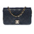 SAC BANDOULIERE CHANEL CLASSIQUE MINI FULL FLAP EN CUIR D'AGNEAU MATELASSE NOIR-100526