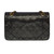 SAC BANDOULIÈRE CHANEL TIMELESS 23 CM DOUBLE FLAP BAG EN CUIR D'AGNEAU MATELASSE MARRON -100522