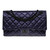 SAC BANDOULIERE CHANEL 2.55 EN CUIR MATELASSE BLEU METALLIQUE IRIDESCENT-100602 SAC BANDOULIERE CHANEL 2.55 EN CUIR MATELASSE BLEU METALLIQUE IRIDESCENT-100602