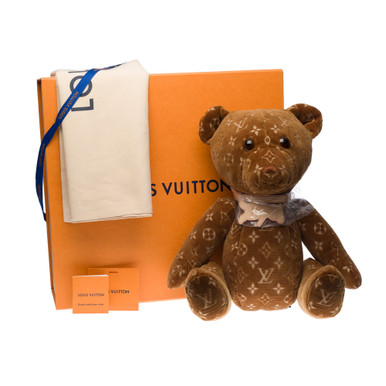 Un ours en peluche Louis Vuitton x Supreme - WAVE®