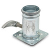 In Line Fire Damper With Wall Plate 100 Diameter