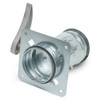 In Line Fire Damper With Wall Plate 160 Diameter