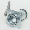 In Line Fire Damper With Wall Plate 250 Diameter