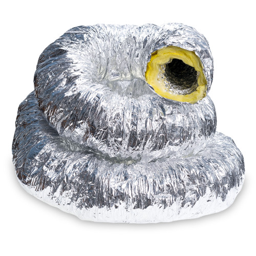 Insulated Flexible Ducting - 10 Metre - 127mm (5") Diameter
