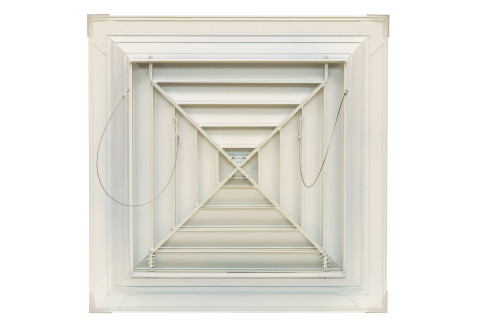 4 Way Diffuser 300mm (12") Diameter - Off-White