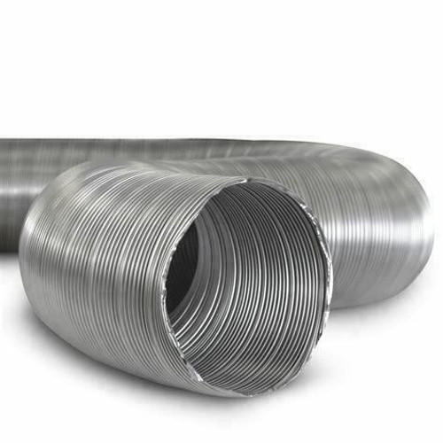 Aluminium Semi Rigid Flexible Ducting - 3 Meters - 250mm (10") Diameter