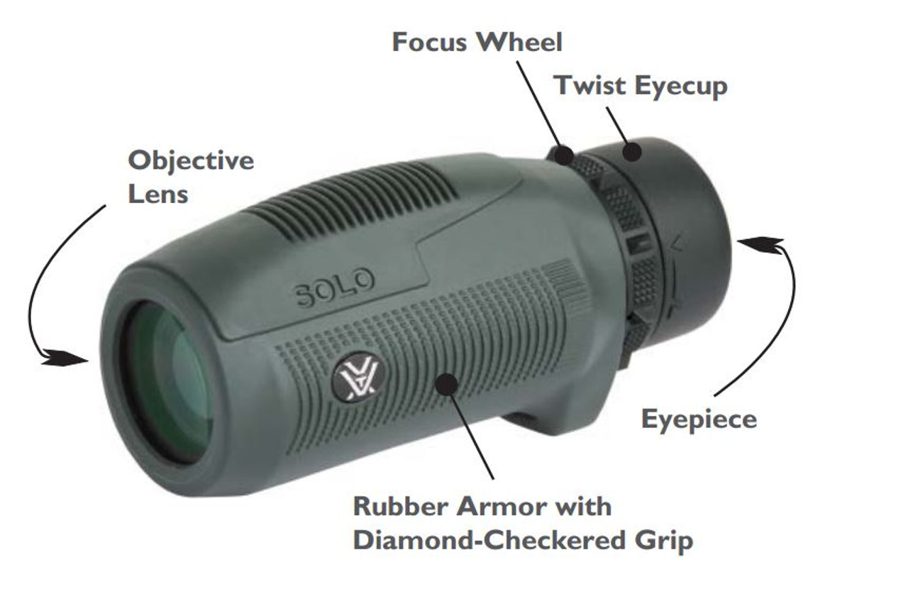 Monocular Vortex Solo 10X25, Waterproof